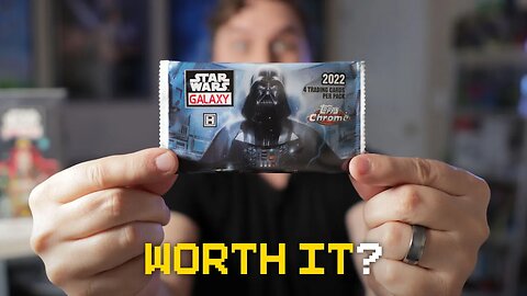 Topps STAR WARS Galaxy (Chrome) 2022 — Is it WORTH opening?