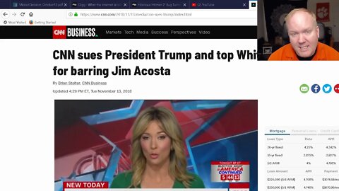 Jim Acosta / CNN is not part of the 1st amendment's "press"
