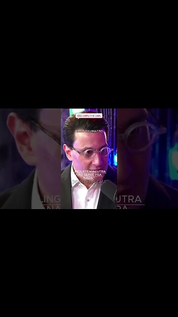 "LINGUATEM NEUTRA NÃO SERVE PRA NADA" #shorts #tiagopavinatto #pavinatto #jovempan #ospingosnosis