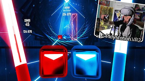 My First Time EVER Playing BEAT SABER (PSVR2 Gameplay)