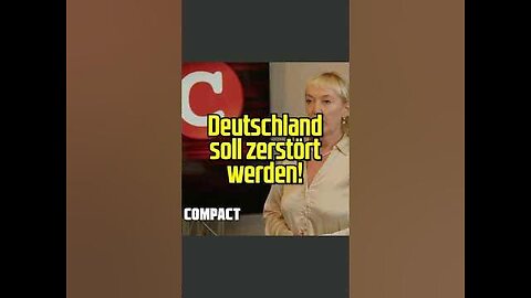 Deutschland soll zerstört werden!@Compact🙈🐑🐑🐑 COV ID1984