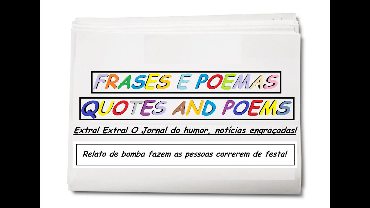 Notícias engraçadas: Relato de bomba fazem as pessoas correrem de festa! [Frases e Poemas]