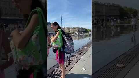 Como se refrescar no verão em Bordeaux! #shorts #verao2022 #curiosidades