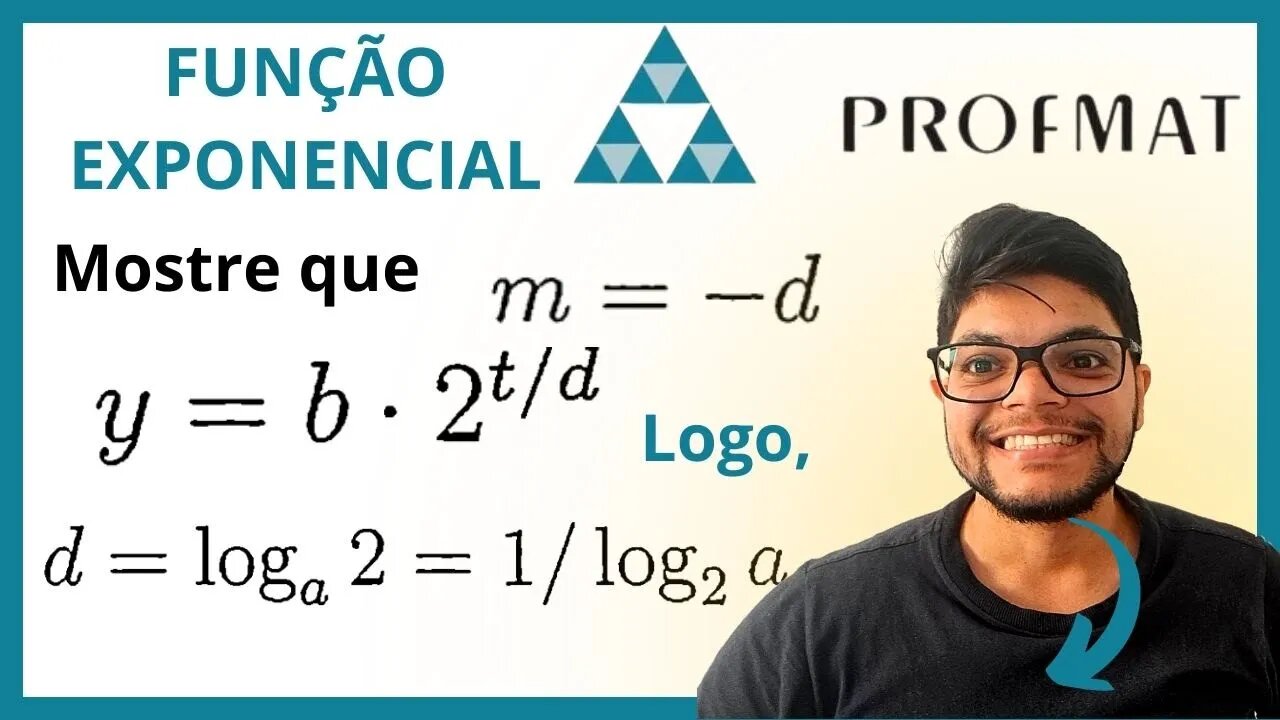 A grandeza y se exprime como y = ba^x... Profmat MA11 Função exponencial | Números e Funções reais
