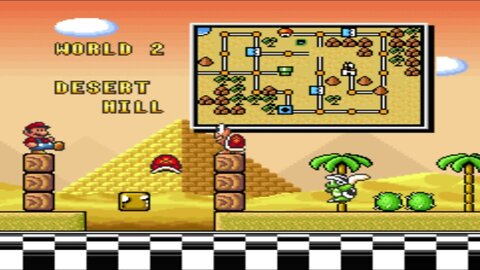 Super Mario All-Stars (Super Mario Bros 3 Mundo 2).
