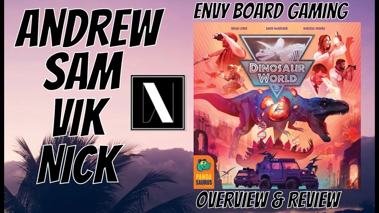 Dinosaur World Board Game Overview & Review