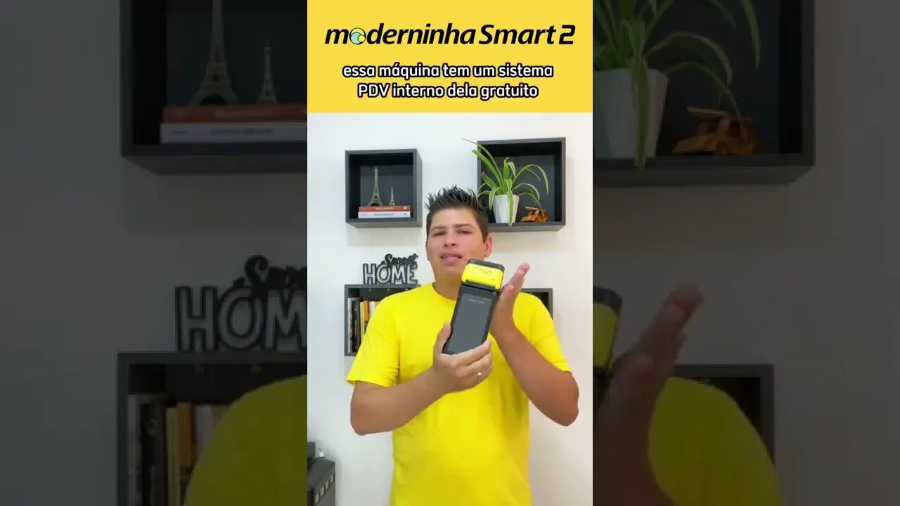 Moderninha Smart 2, a melhor máquina da PagSeguro! Tem até sistema PDV nela!