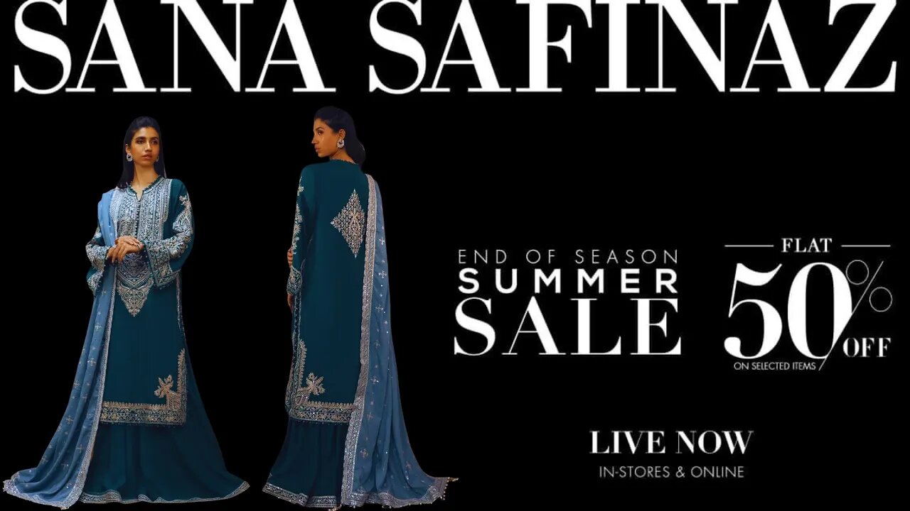 Sana Safinaz Summer Sale by Nadia Salaar