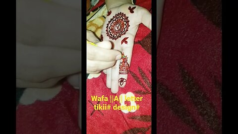 ||A|| mehndi #design#wafa mehndi design