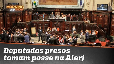 Deputados presos tomam posse na Alerj. E você leu certo!