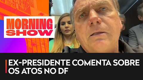 Bolsonaro sobre 8 de janeiro: “Nosso pessoal não fez nada que infringisse a lei”