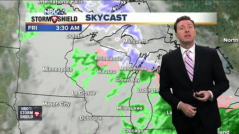 Michael Fish's NBC26 Storm Shield weather forecast