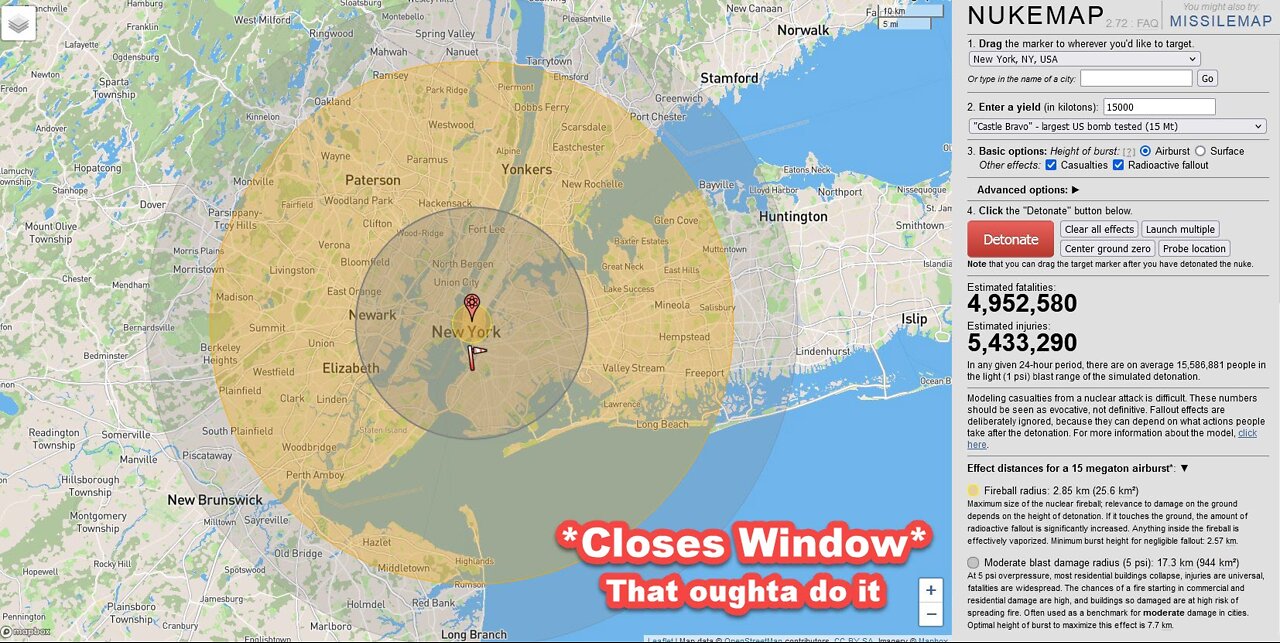 New York City Nuclear Preparedness PSA