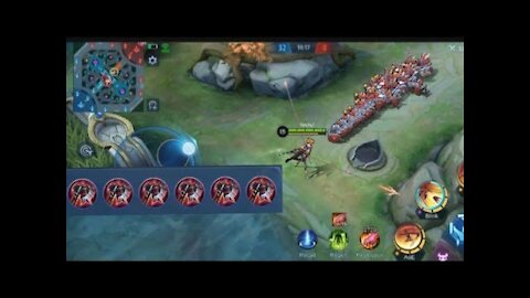 Fanny vs 100 minions (fanny with blue buff)м