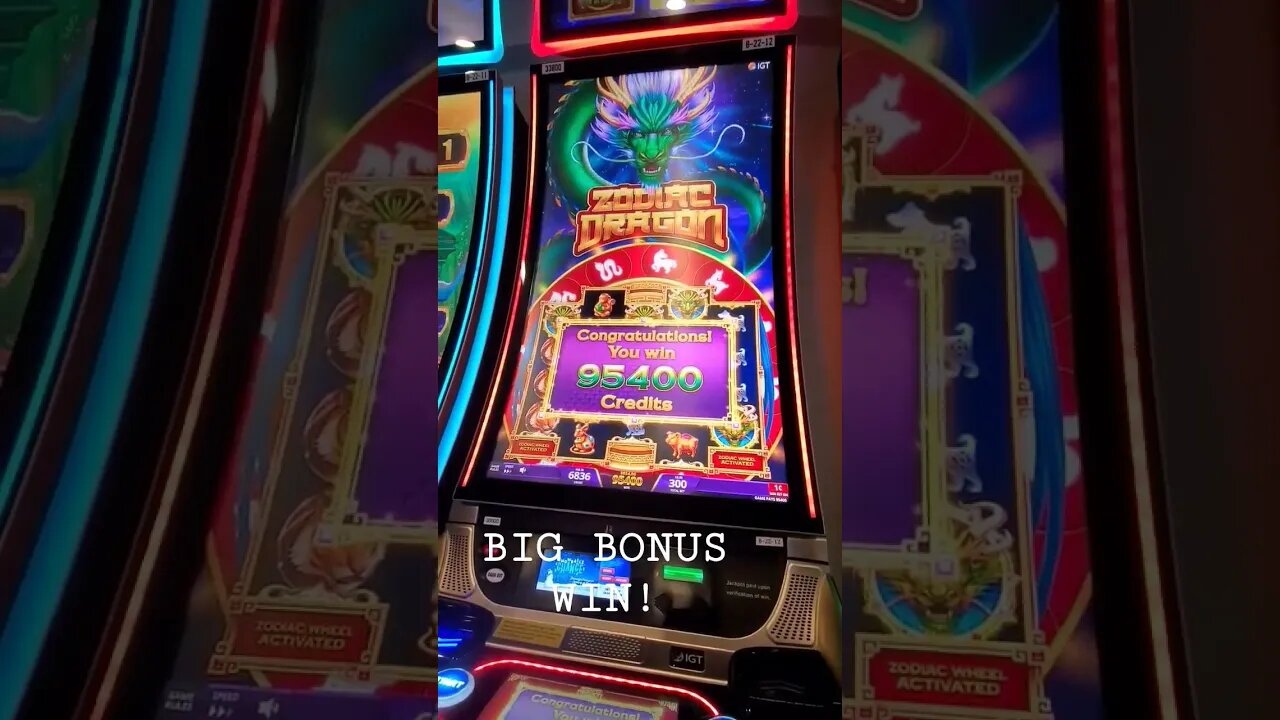 BIG BONUS WIN ON PENNY SLOT MACHINE 😃