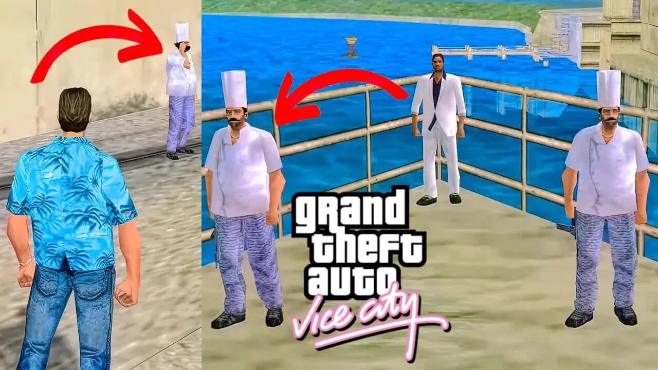 Never Follow The Chef At The Beginning Of GTA Vice City (Hidden Secret Mission)