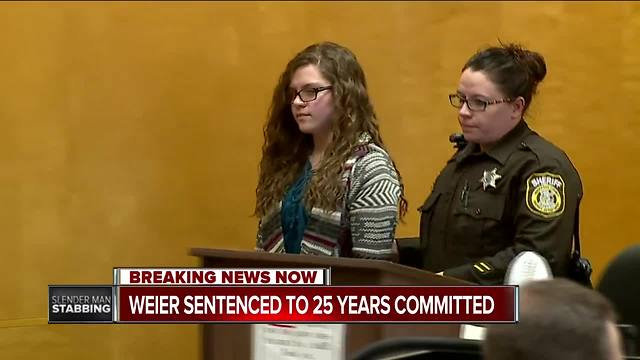 Slender Man Stabbing: Weier sentenced to 25 years in mental institution