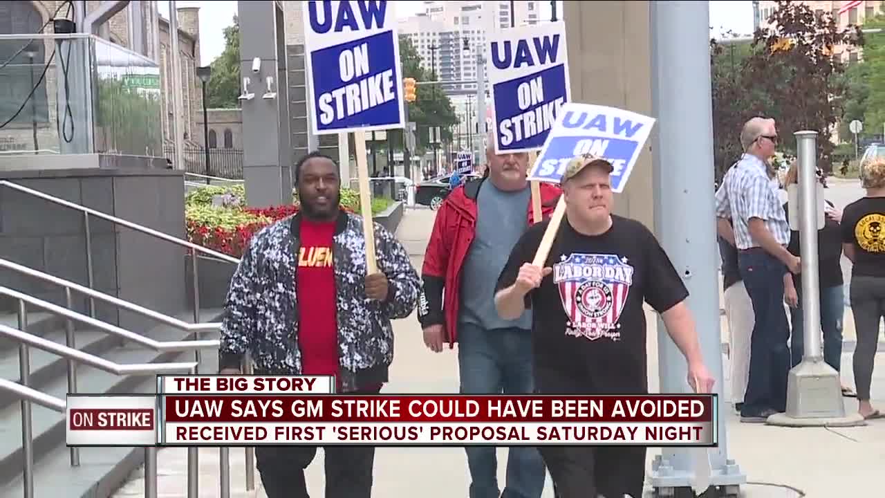 UAW says strike could have been avoided, claims GM's last-minute contract proposal came a 'little too late'