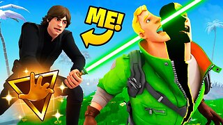 I Pretended To Be BOSS Luke Skywalker! - Fortnite