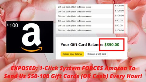 1-Click System FORCES Amazon To Send Us $50-100 Gift Cards (OR Cash) Every Hour!