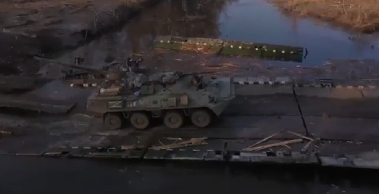 The journey of the Russian military forces has crossed the Donetsk River