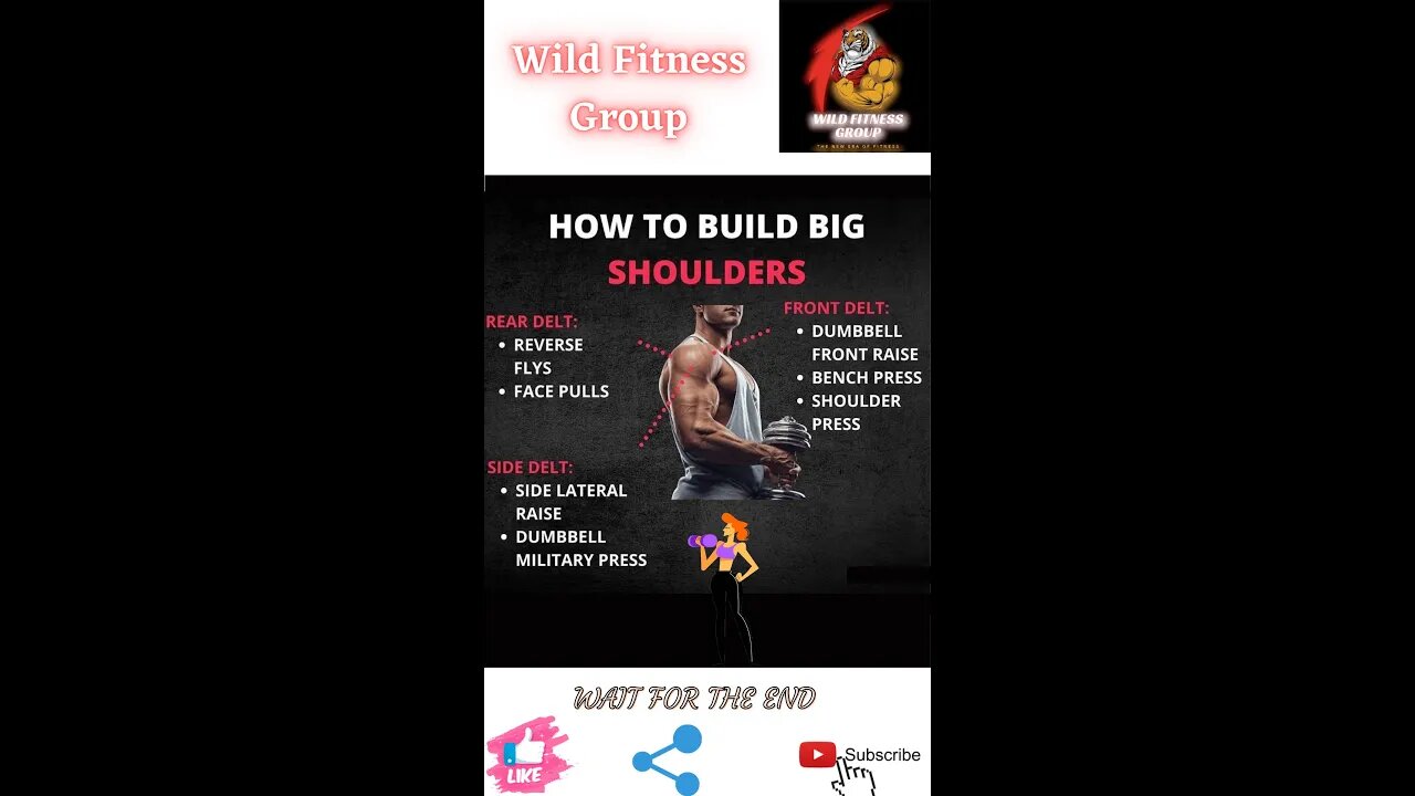 🔥How to build big shoulders🔥#shorts🔥#fitnessshorts🔥#wildfitnessgroup🔥14 march 2022🔥