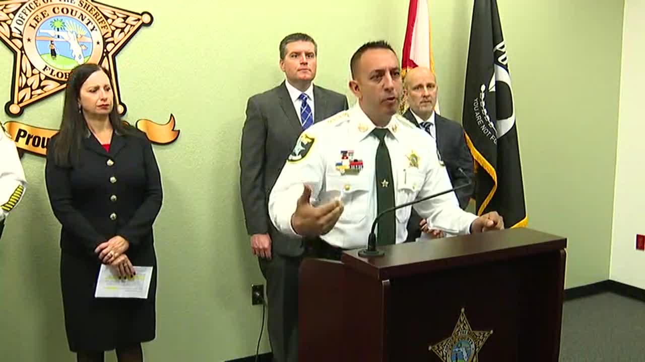 Press Conference: Lee County Sheriff Carmine Marceno gives update on school safety