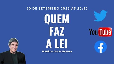 Nesta quarta, 20/09/2023, um bate-papo com a audiência!