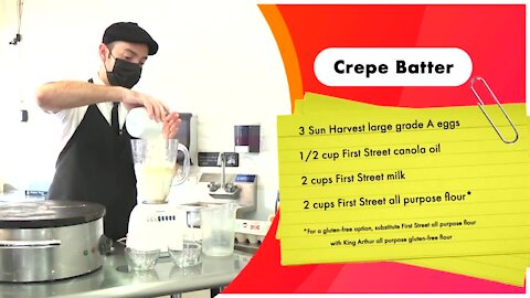 Ham & Cheese Savory Crepe