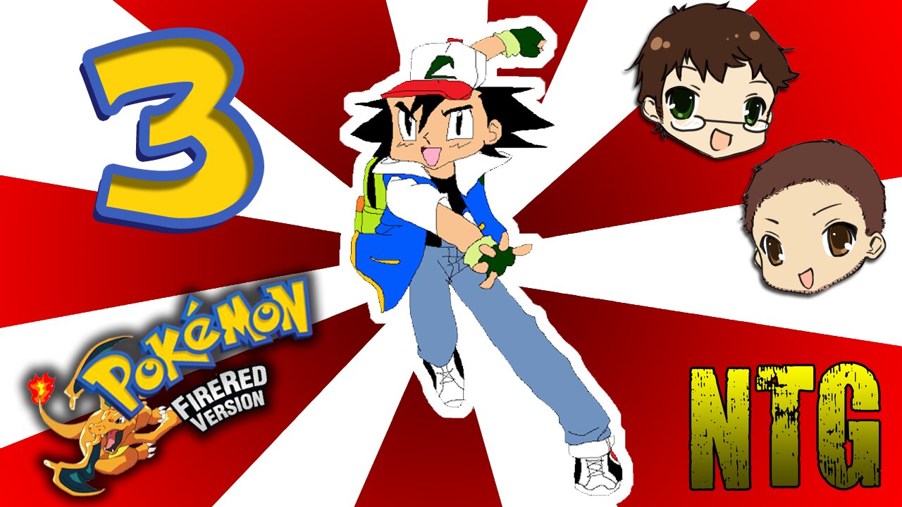 Getting High On Mount Moon! -- Pokemon FireRed Nuzlocke #3 -- No Talent Gaming