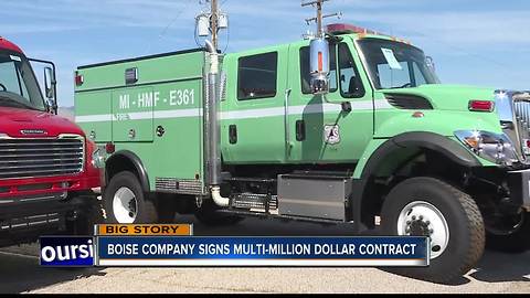 Boise fire truck manufacturer lands multi-million dollar contract with California