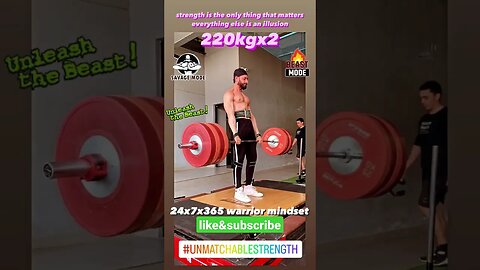 220kgx2 Deadlift | Natty Strength King #shorts #short #viral #gym #fitness #viralshorts