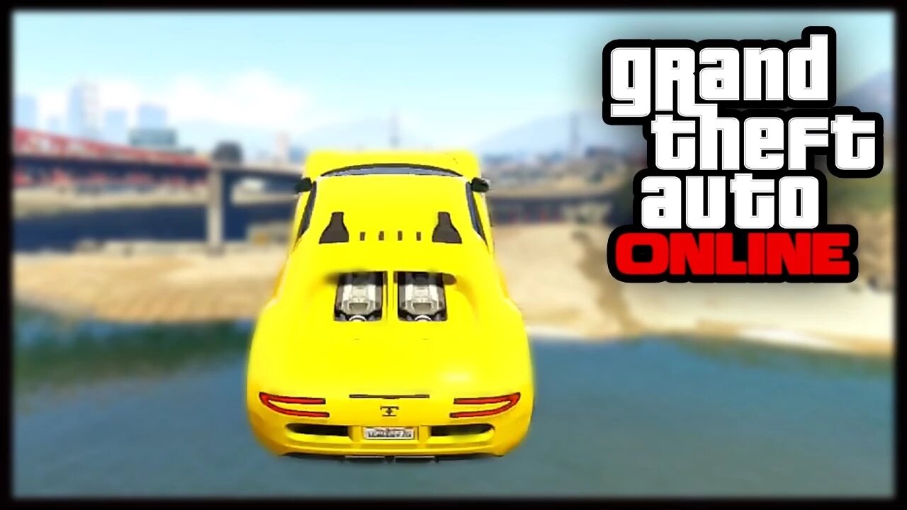 GTA 5 Funny Moments - Insane Lake Jump - Stunts In GTA V Online ! (GTA 5 Gameplay)