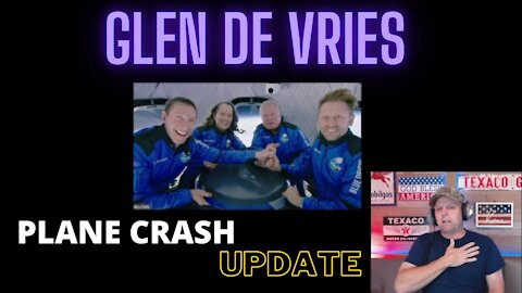 Glen De Vries Plane Crash Update Crew member with Shatner on Blue Origin Rocket