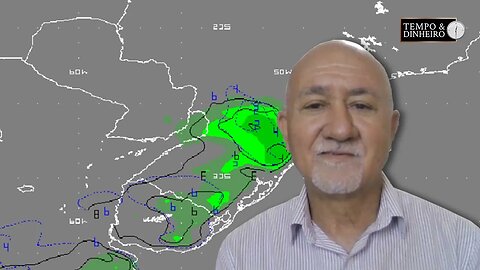 Chuvas em SP e RJ. Frio na região Sul