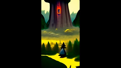 Peaceful #dream #treehouse #Art #digitalart #animation