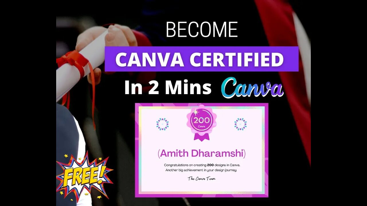 Become CANVA CERTIFIED in 2 Mins 2022 #CanvaChallenge #CANVACERTIFIED #canvacertified