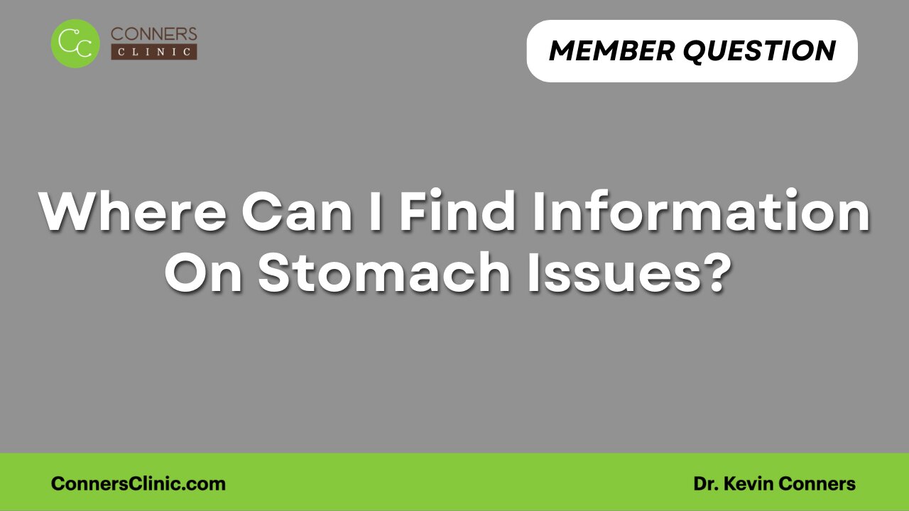 Where Can I Find Information On Stomach Issues