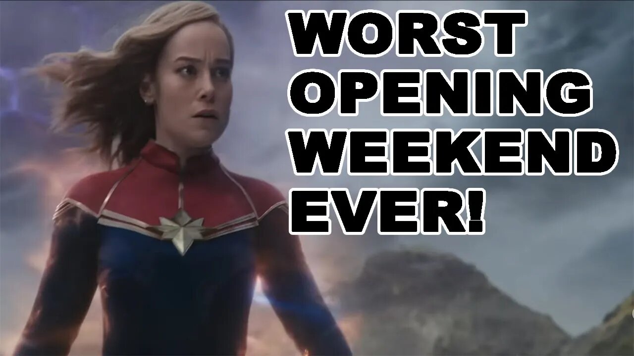 The Marvels has the WORST OPENING WEEKEND in MCU history! The MCU is DEAD! A MASSIVE FLOP!