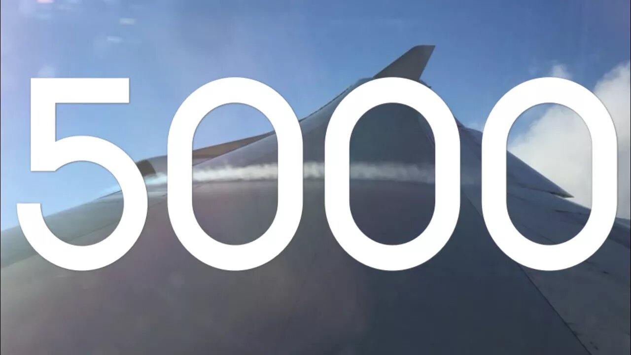 5000 subscribers | One World Flyer