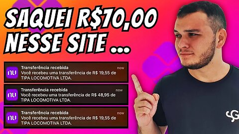 [PAGOU R$70,00 EM SEGUNDOS] Site Para Fazer RENDA EXTRA e GANHAR DINHEIRO NA INTERNET Sem Investir