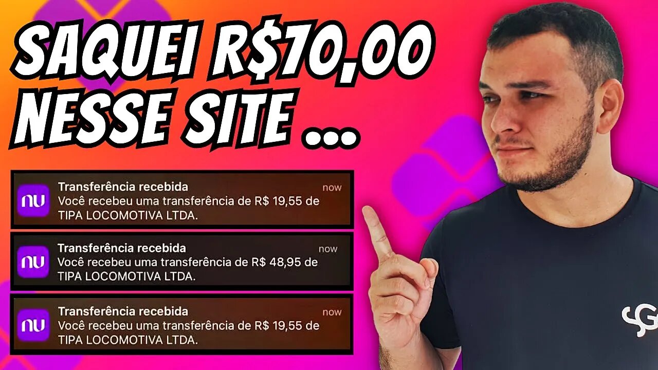 [PAGOU R$70,00 EM SEGUNDOS] Site Para Fazer RENDA EXTRA e GANHAR DINHEIRO NA INTERNET Sem Investir