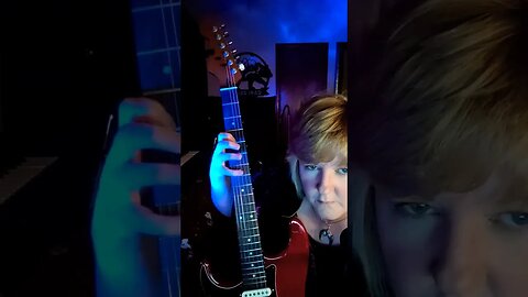 Guitar instrumental - Cari Dell-original song - "Orbs" cont. Female lead guitarist