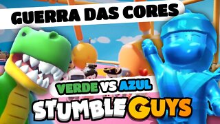 #stumbleguys GUERRA DAS CORES VERDE X AZUL