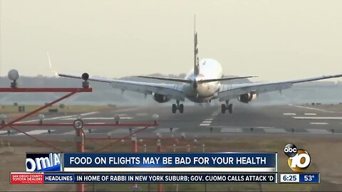 Report shows health concerns over airline food