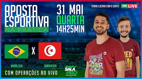 🔴 AO VIVO | Brasil U20 X Tunísia U20 | Trading Esportivo