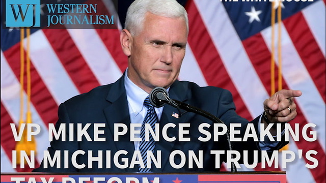 VP Mike Pence Speaking In Michigan On Trump's Tax Reform