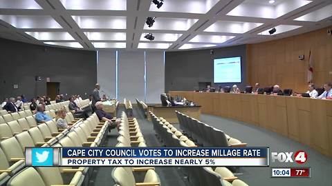 Cape City Council votes to maintain millage rate