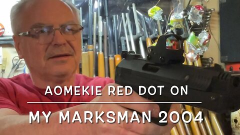 Aomekie micro red dot on my Marksman 2004 (Beeman P17) full review high quality low price!
