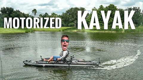 FASTEST Motorized Kayak At iCAST Fishing Trade Show!